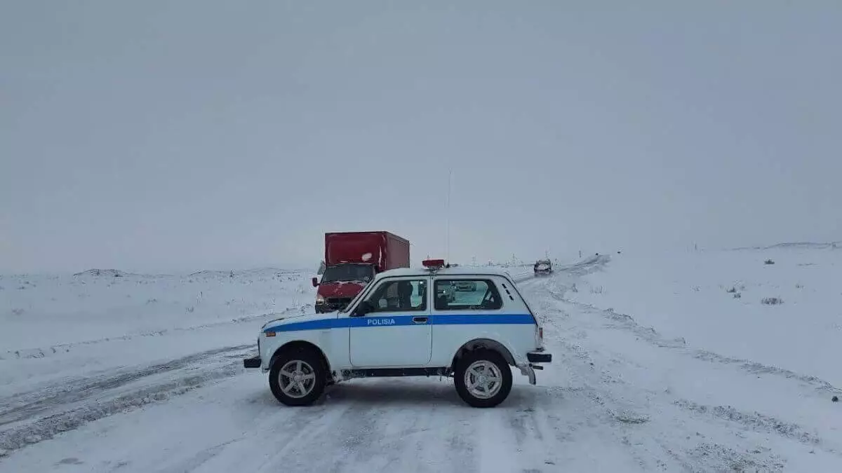 Жетісу облысында көлік қозғалысына шектеу енгізілді