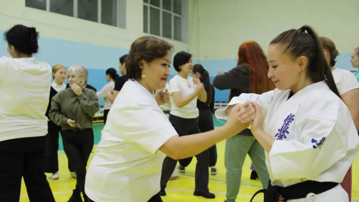 Әйелдерге арналған өзін-өзі қорғау бойынша шеберлік сабағы өткізілді