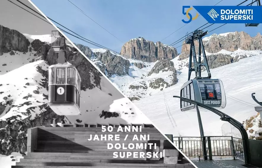 Открытие 50° горнолыжного сезона Dolomiti Superski