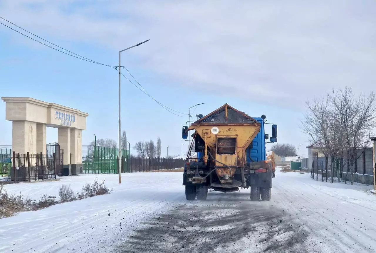 ТҮРКІСТАН: СОЗАҚТА ЖОЛДАРДЫ ТАЗАРТУ ЖҰМЫСТАРЫ ЖҮРГІЗІЛДІ