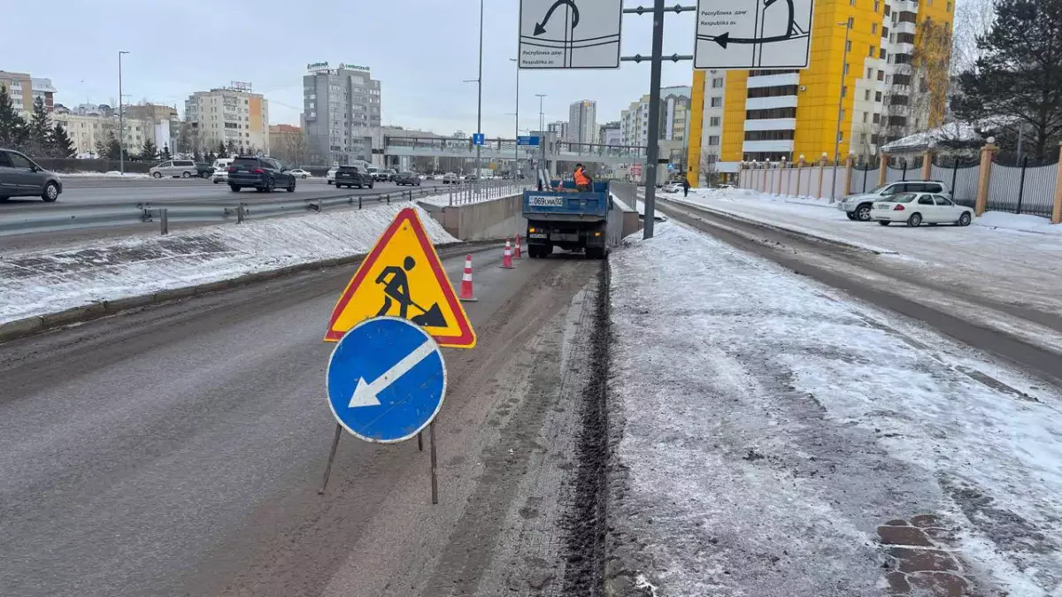 В Астане частично перекроют туннель между улицей Бараева и проспектом Республики