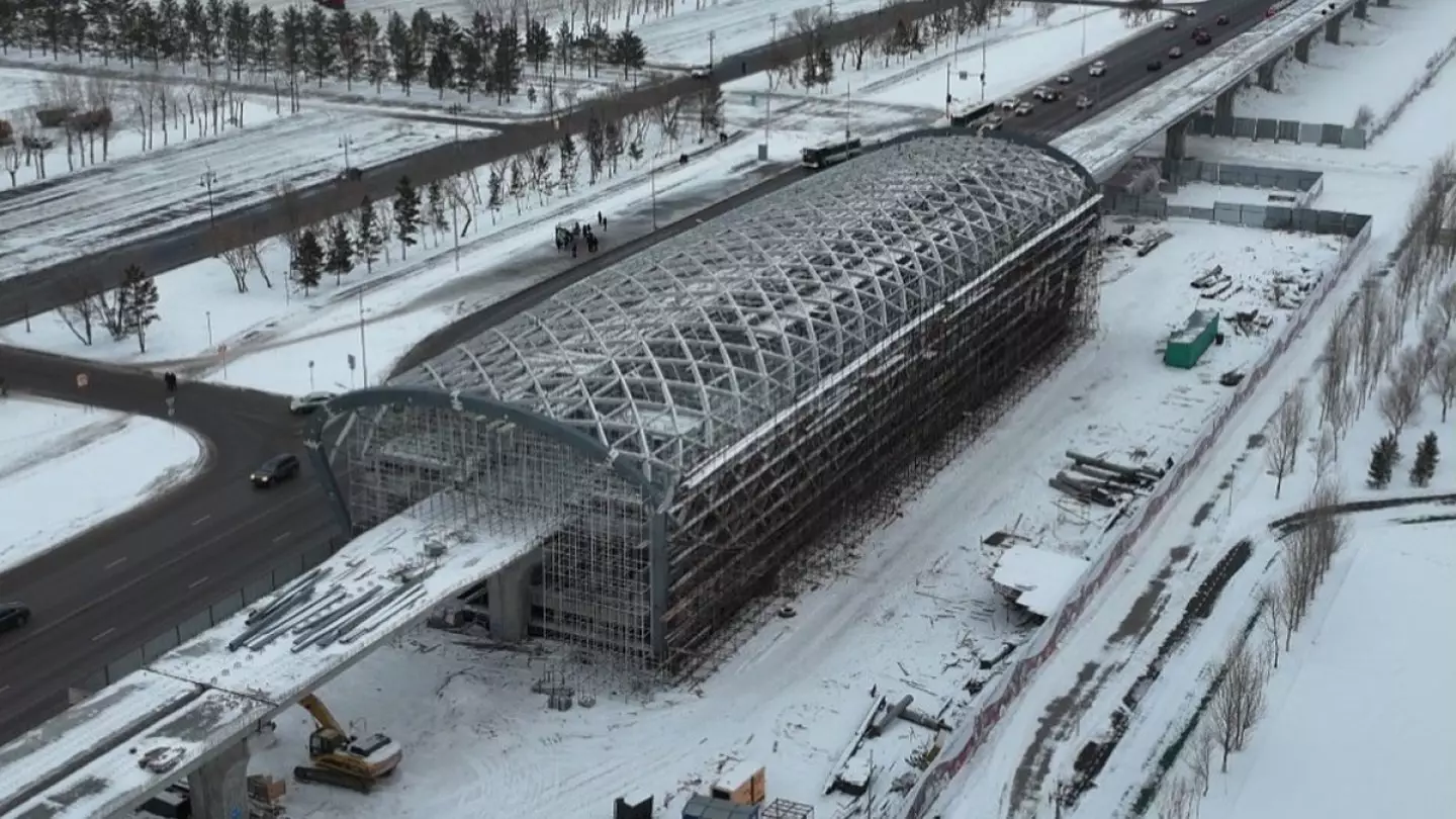 LRT в Астане: на две недели перекроют часть проспекта Кабанбай батыра