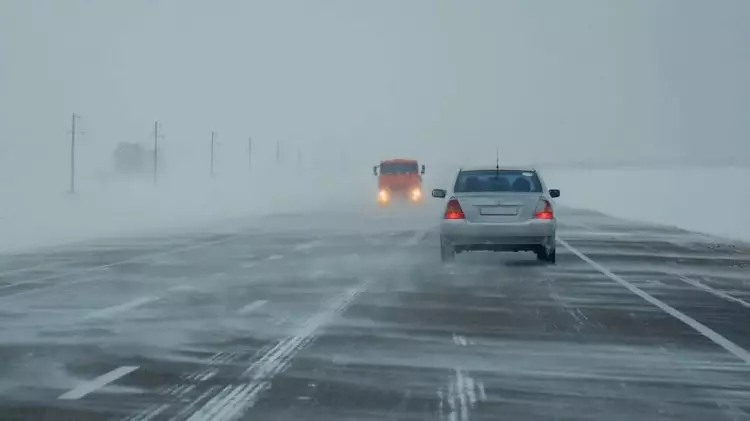 Ауа райына байланысты автожолдар уақытша жабылады