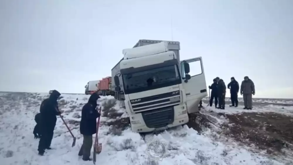 Почти 30 фур застряли на западе Казахстана из-за сильного снегопада: 16 декабря 2024, 23:25 - новости на Tengrinews.kz