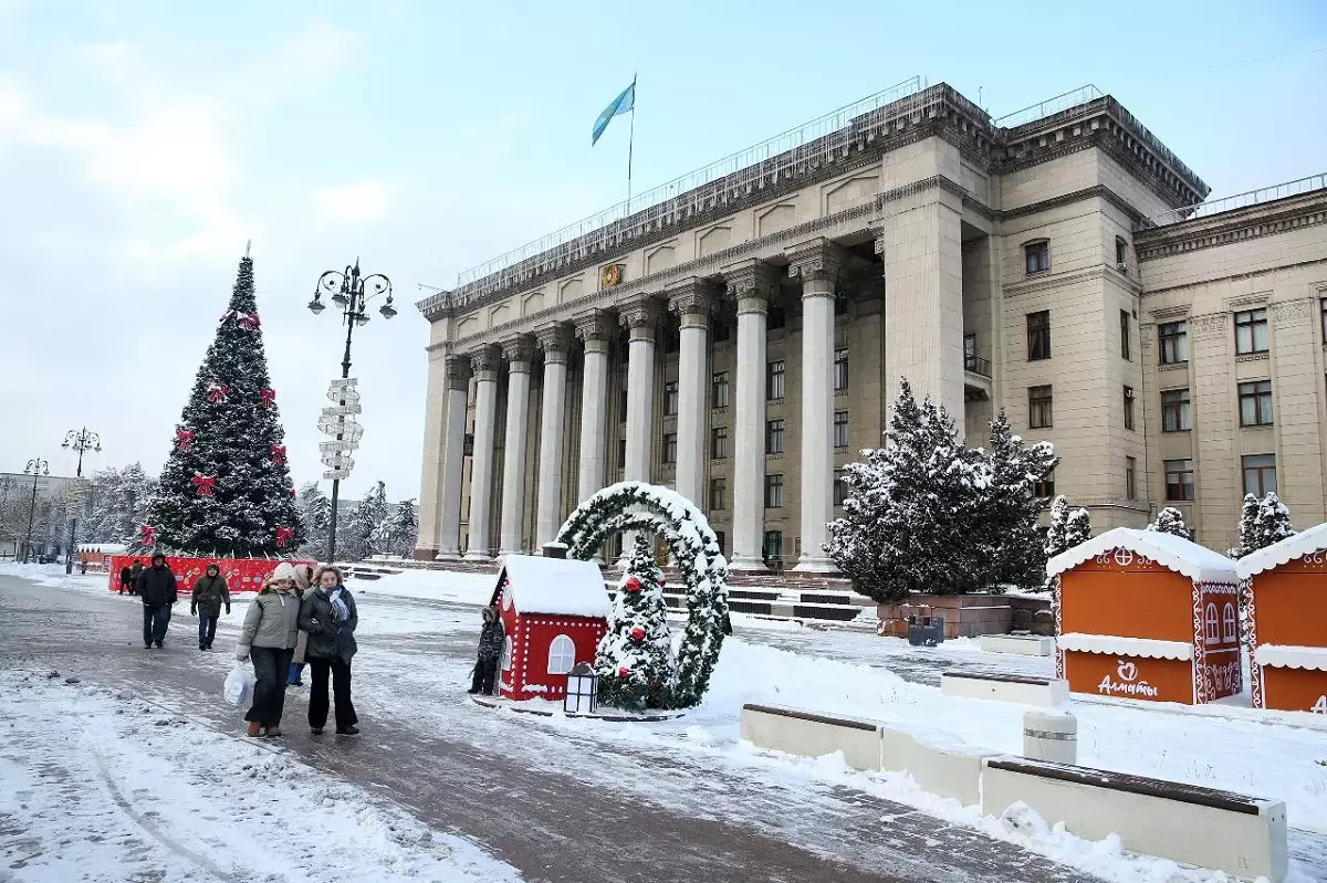 Как в Алматы готовятся к празднованию Нового 2025 года