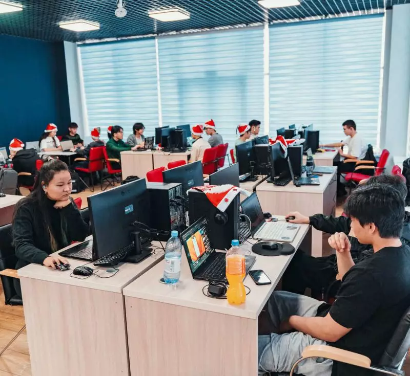 В Талдыкоргане в It-hub `Jetisu Digital` прошел Winter AI Hackathon