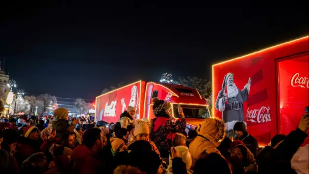 Новогодний караван Coca-Cola: маршрут в Алматы