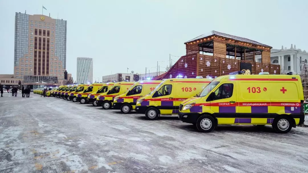 Елорданың жедел жәрдем автопаркі 50-ге жуық көлікпен толықтырылды