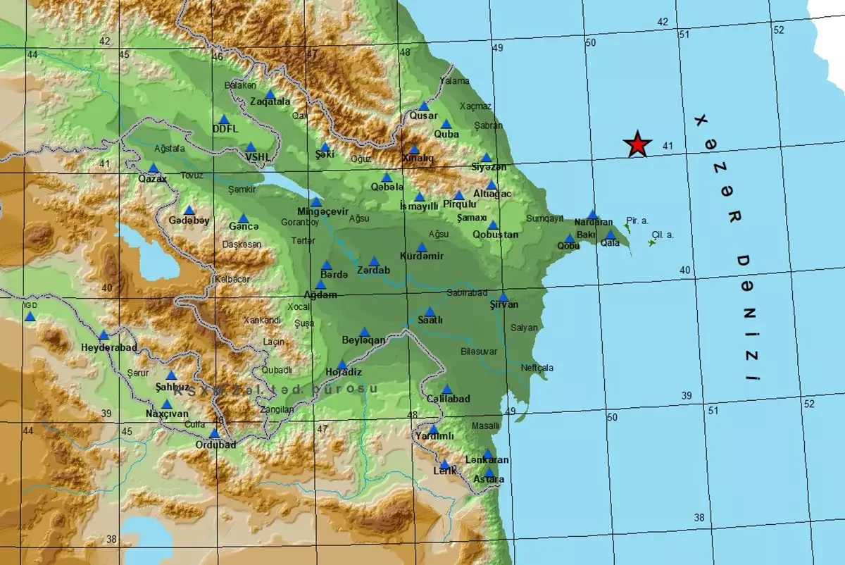 Землетрясение произошло в Каспийском море31.12.2024 13:00 - новости на Lada.kz