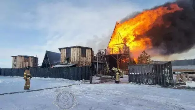 Бурабай ауданында саяжай өртенді