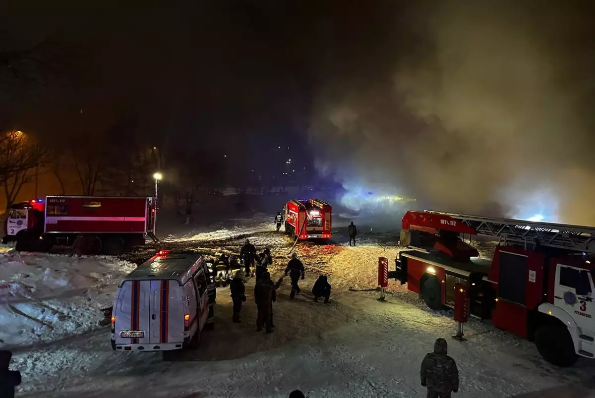 В многоэтажке Петропавловска вспыхнул пожар, эвакуированы 68 человек