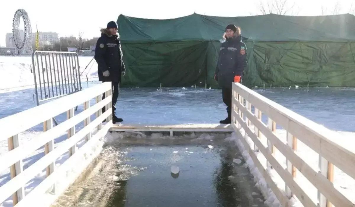 Крещенские купания: спасатели обратились к казахстанцам