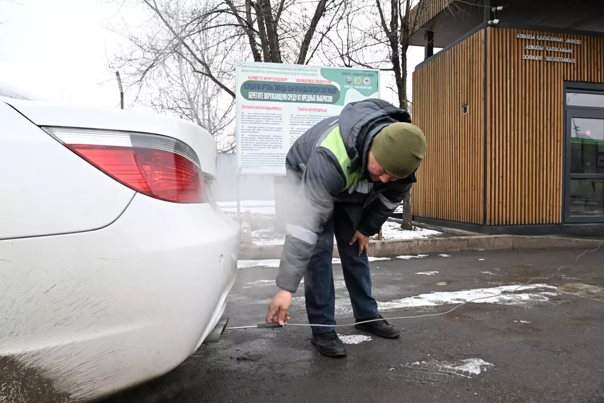 17% автомобилей в Алматы нарушают нормы токсичности