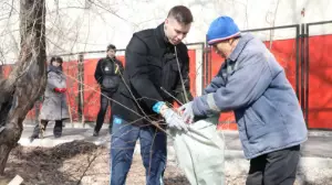 Нариман Құрбанов Алматыдағы экологиялық жарысқа қолдау білдіріп, қала тұрғындарын тазалыққа шақырды