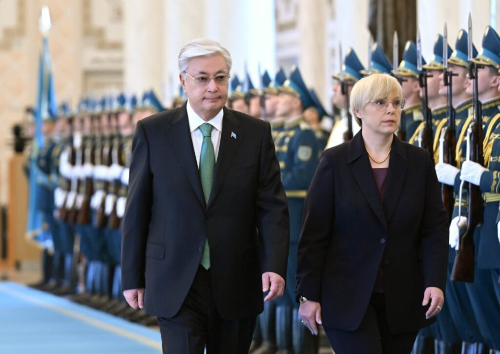 В Акорде состоялась торжественная встреча президента Словении