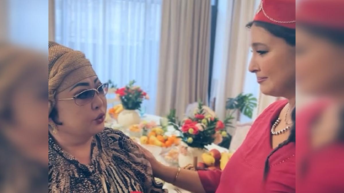 Макпал Жунусова сделала беременной Аише дорогой подарок (видео)