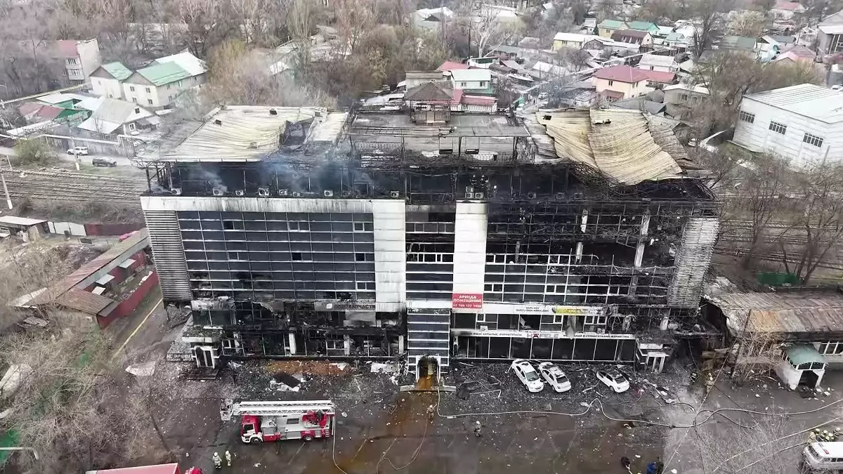 Жетісу ауданындағы өрт сөндірілді
