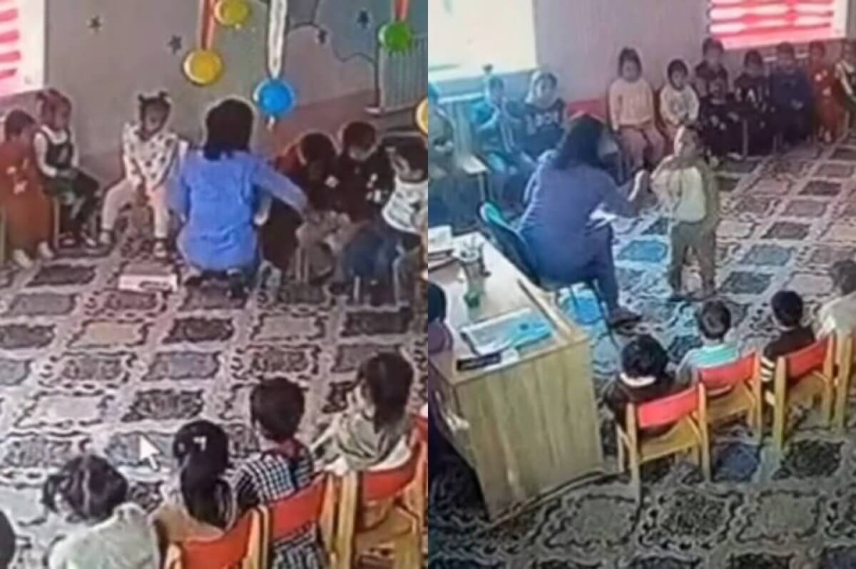 Воспитатель детсада избивала и щипала детей в Узбекистане