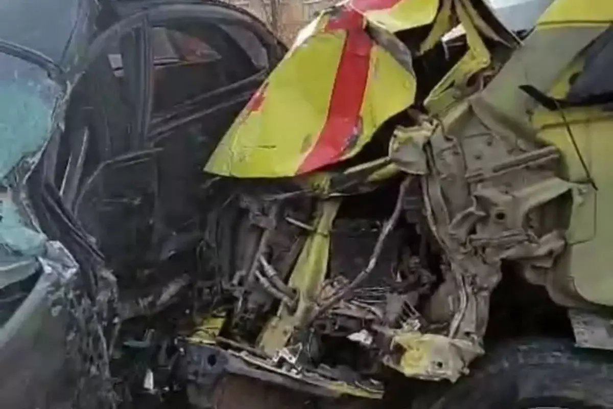 Ехавшая на вызов скорая попала в ДТП в Рудном: есть пострадавшие