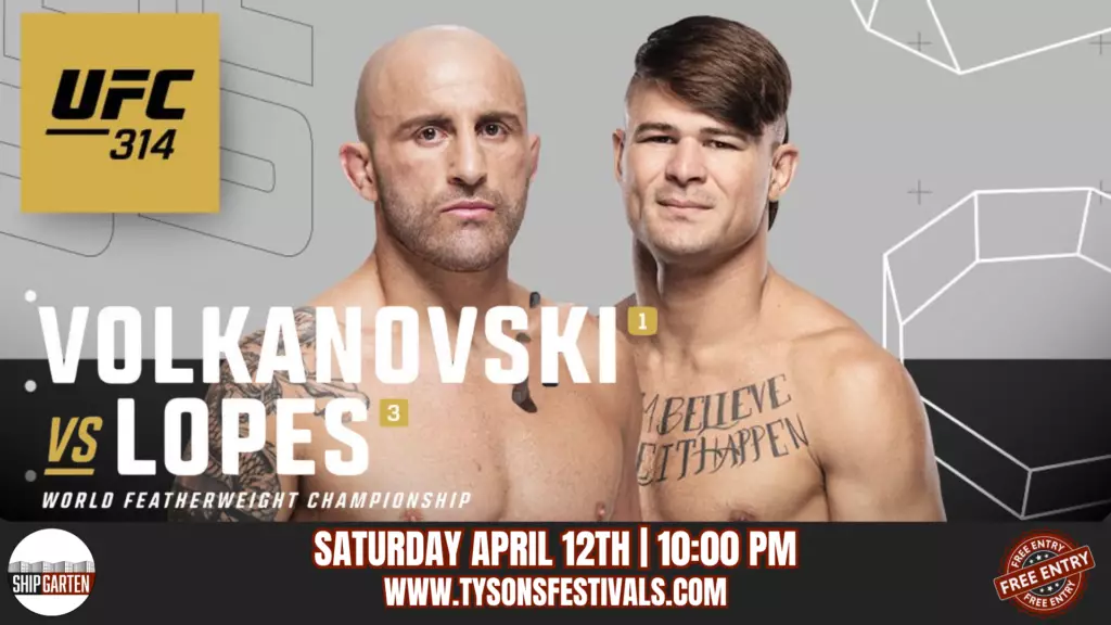Полный список участников турнира UFC 314