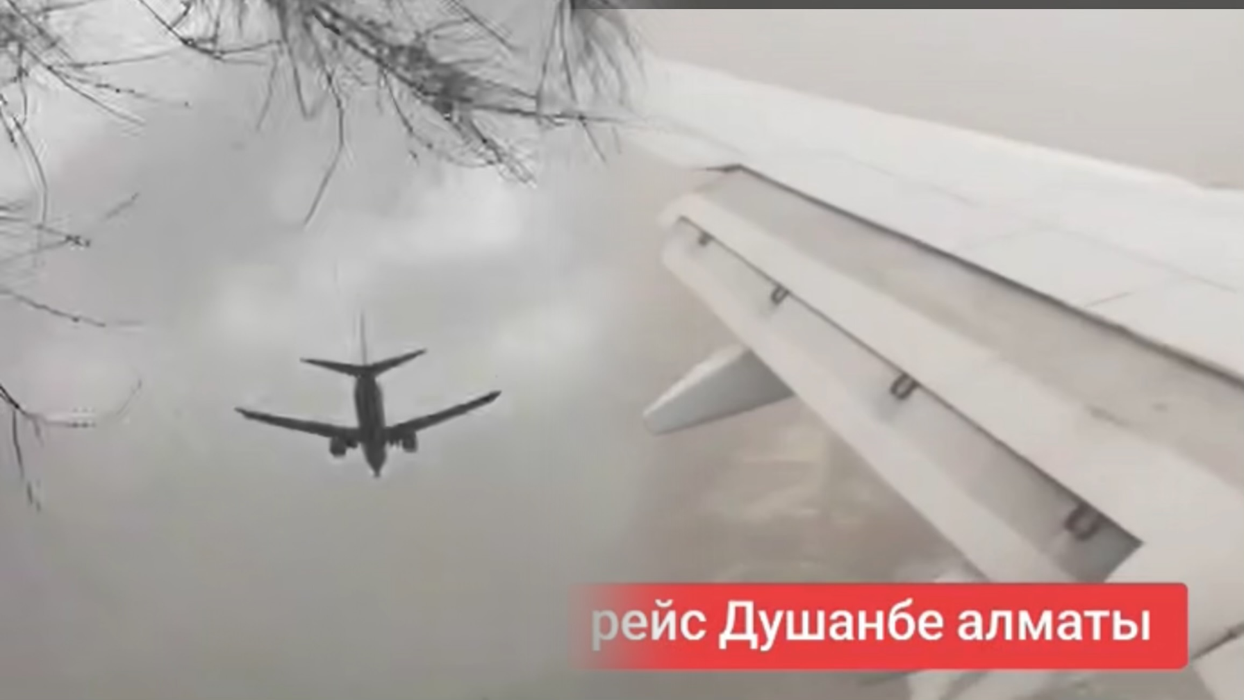 Адамдар шулап, балалар жылауда: Дауыл кезінде Алматыға қонған ұшақ ішіндегі видеолар тарады