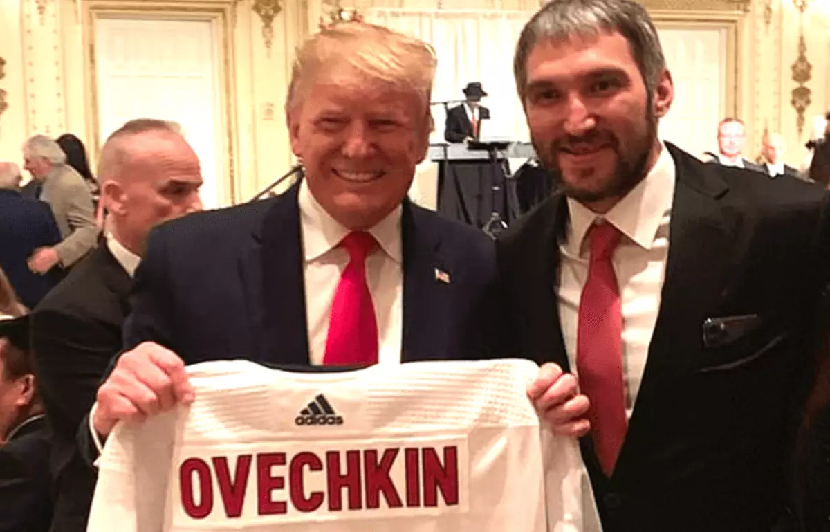 Трамп отреагировал на рекорд Овечкина
