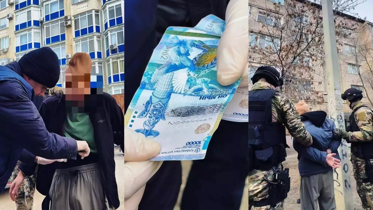 Атырауда ақша бопсалаумен айналысқан адам қолға түсті