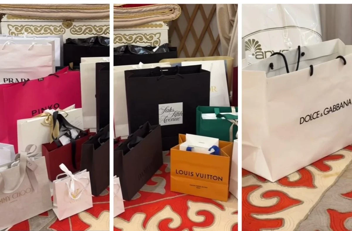 «Louis Vuitton, Jimmy Choo, Prada»: Қарақат Әбілдина туған күніне келген сыйлықтарын көрсетіп, мақтанды (ВИДЕО)
