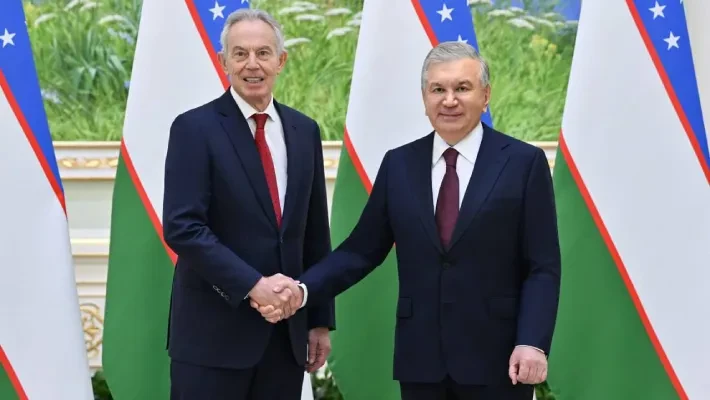 Мирзиёев обсудил с Тони Блэром поддержку реформ в Узбекистане