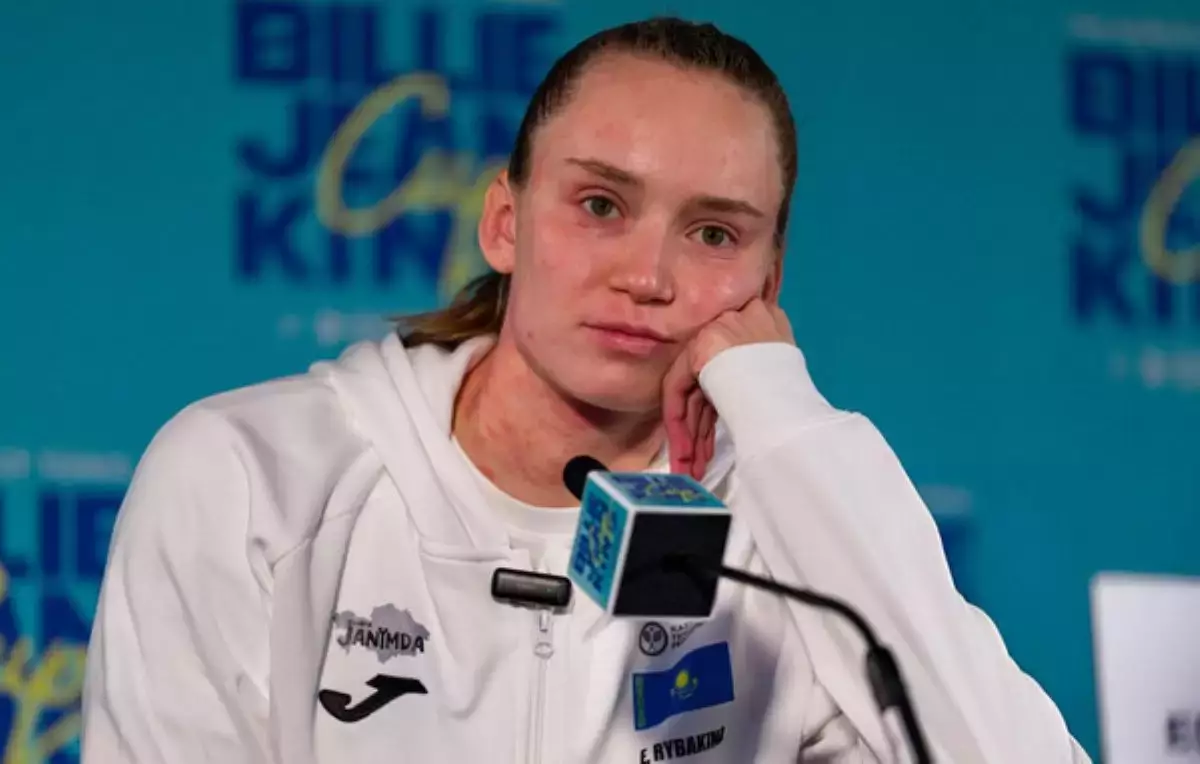 Елена Рыбакина матчқа ауыр халде шықты