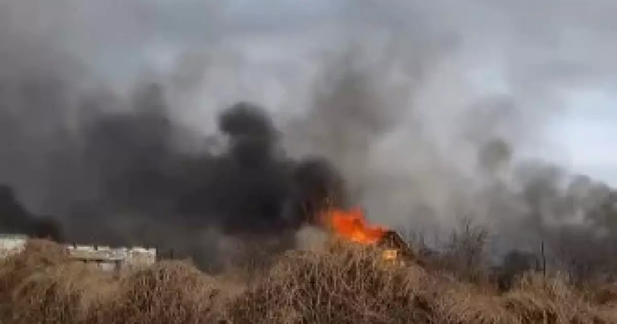   Павлодар қаласында саяжайлар өртеніп жатыр   