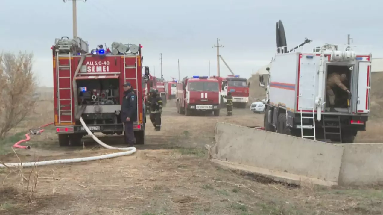 Абай облысындағы өрт салдарынан 112 үйдің тұрғындары эвакуацияланды
