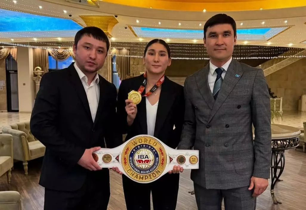 Қарағандылық әлем чемпионы Аида Әбікееваға көлік сыйға тартылды (ВИДЕО)