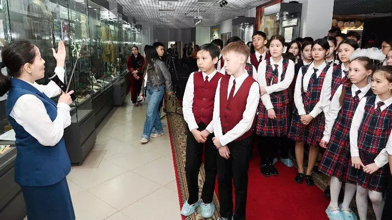 Әлия Молдағұлова мемориалды музейінде балаларға экскурсия ұйымдастырылды