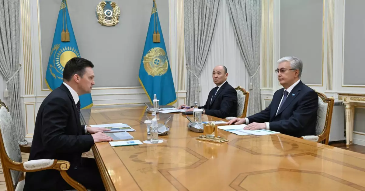   Мемлекет басшысы Еуразиялық даму банкінің басқарма төрағасы Николай Подгузовты қабылдады   