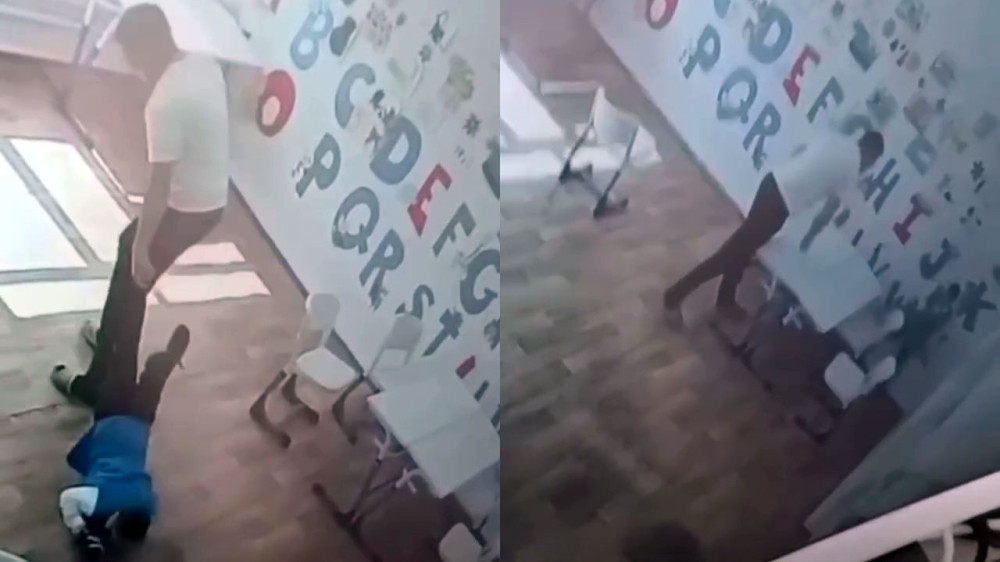 Жестокое обращение с особенным ребенком попало на видео в Сарыагаше