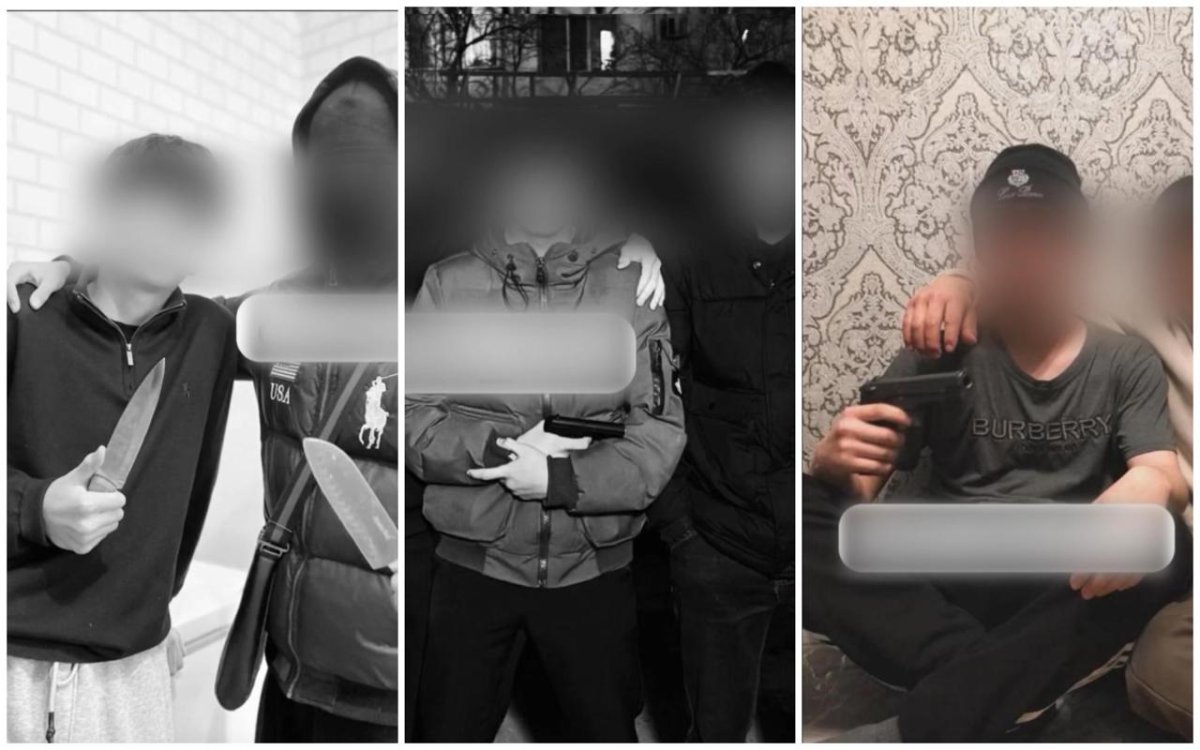 "Контент үшін": Ақтөбеде қару-жарақпен суретке түскен жасөспірімдер ұсталды