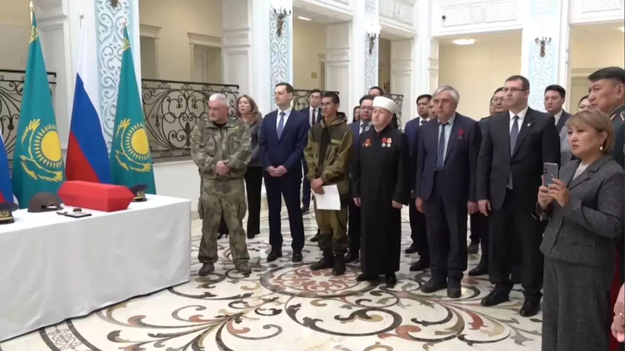 Қазақ сарбазының сүйегі отанына жіберілді