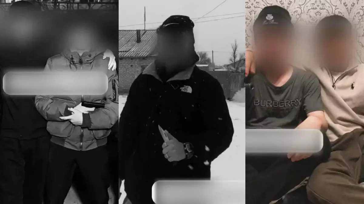В Актобе подростки позировали с оружием ради TikTok