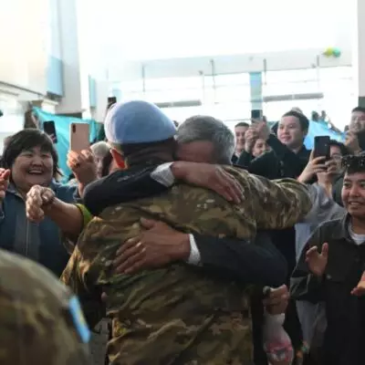 В Семее и Алматы торжественно встретили миротворцев