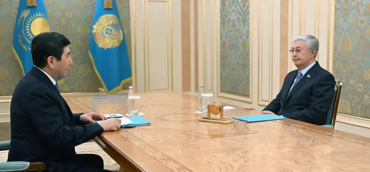 Тоқаев Мәжіліс төрағасы Қошановты қабылдады