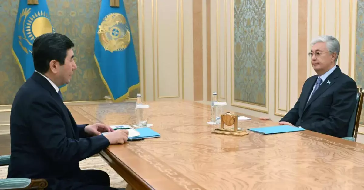 Касым-Жомарт Токаев принял Председателя Мажилиса Ерлана Кошанова