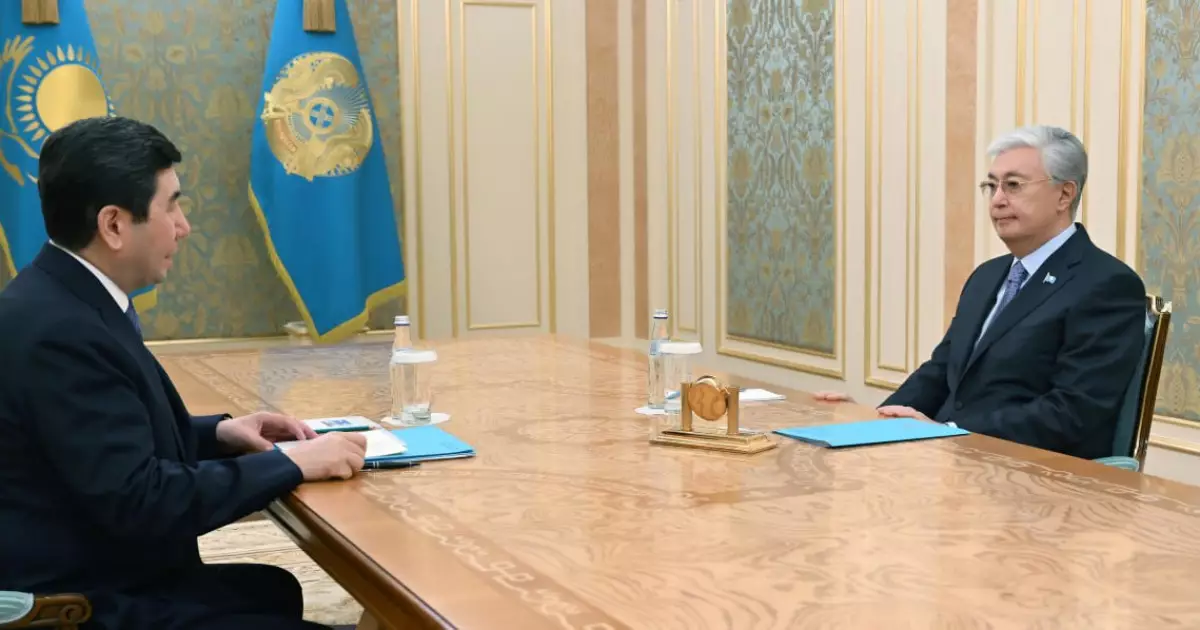   Қасым-Жомарт Тоқаев Мәжіліс төрағасы Ерлан Қошановты қабылдады   