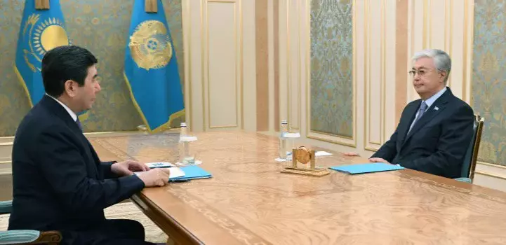 Президент Мәжіліс Төрағасы Ерлан Қошановты қабылдады
