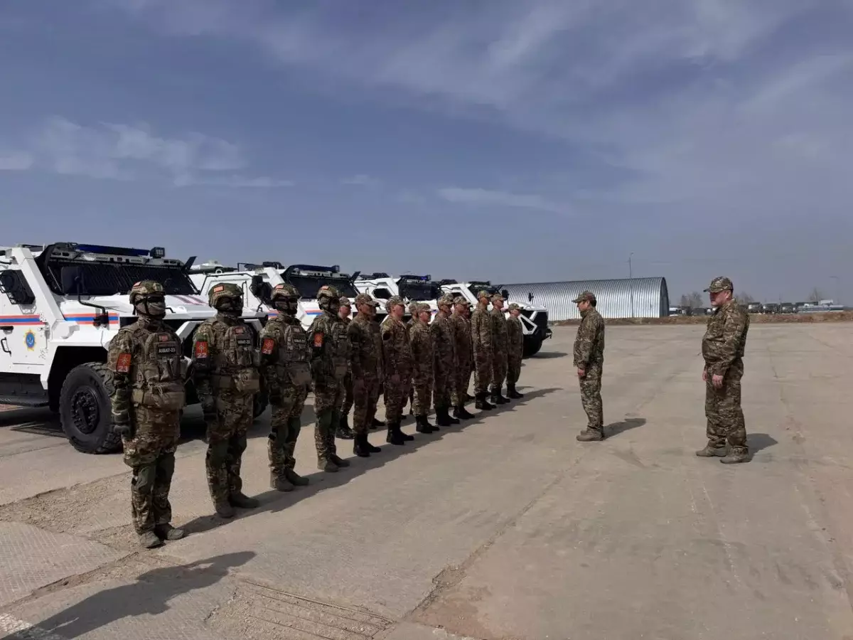Военнослужащие МЧС Казахстана примут участие в юбилейном параде ко Дню Победы