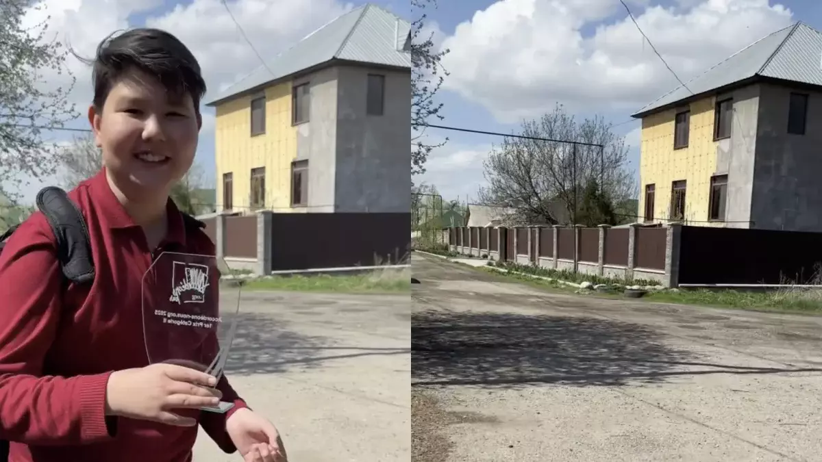 «Асфальт қайда?»: әлемдік конкурстан жеңіспен оралған оқушы әзілімен жұртты күлдірді