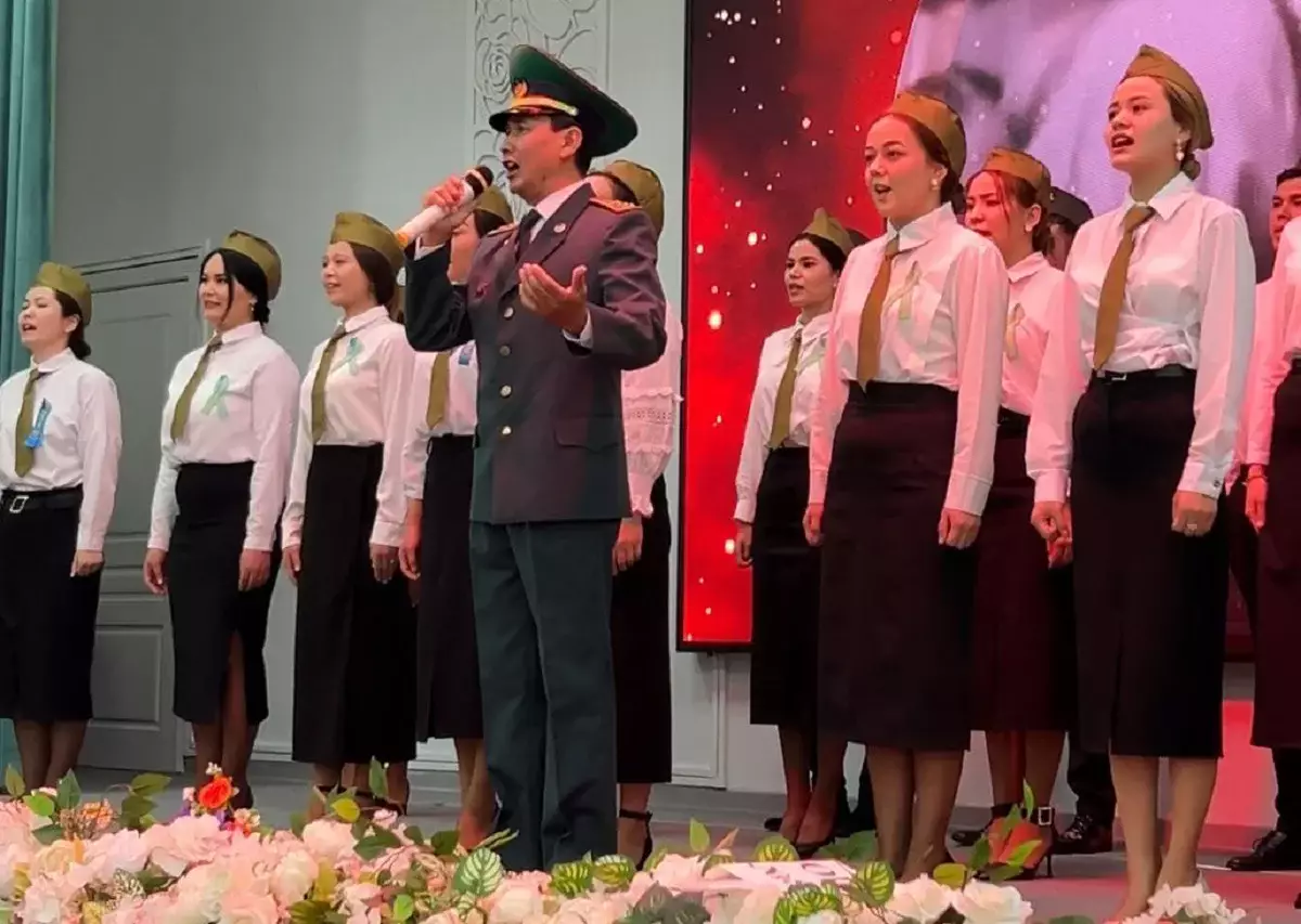 Алматыда "Біз миллиондаған панфиловшымыз" акциясы өтті