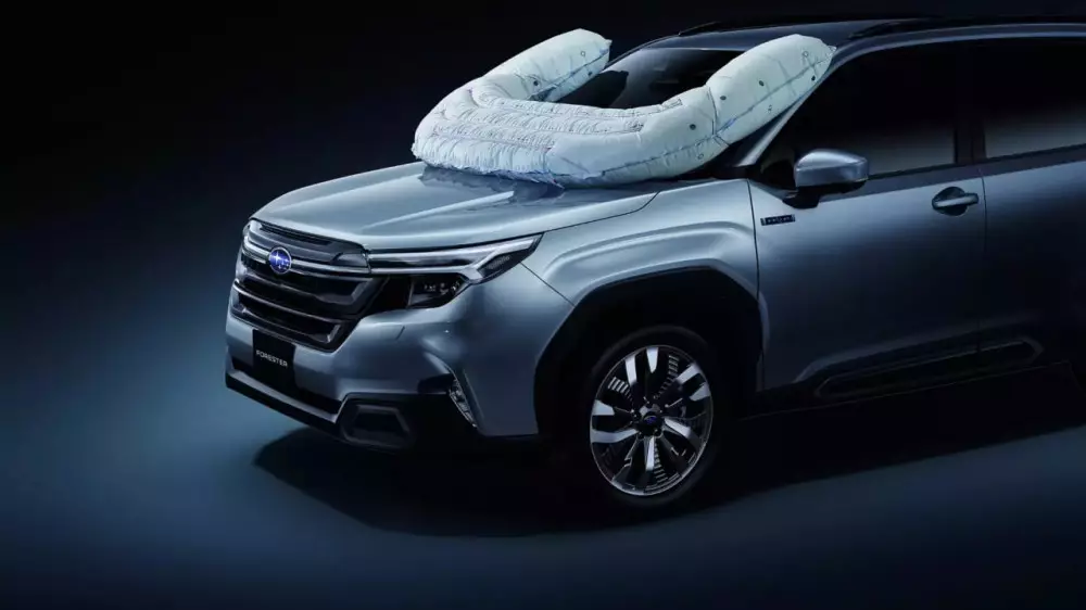 Subaru представила внешние эйрбеги. Угадайте, зачем они