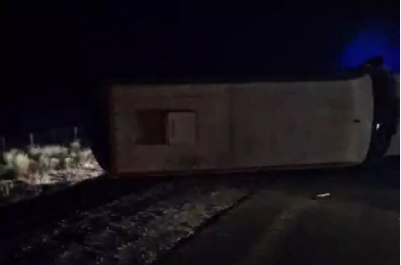 Ақмола облысында балалар мінген автобус апатқа ұшырады