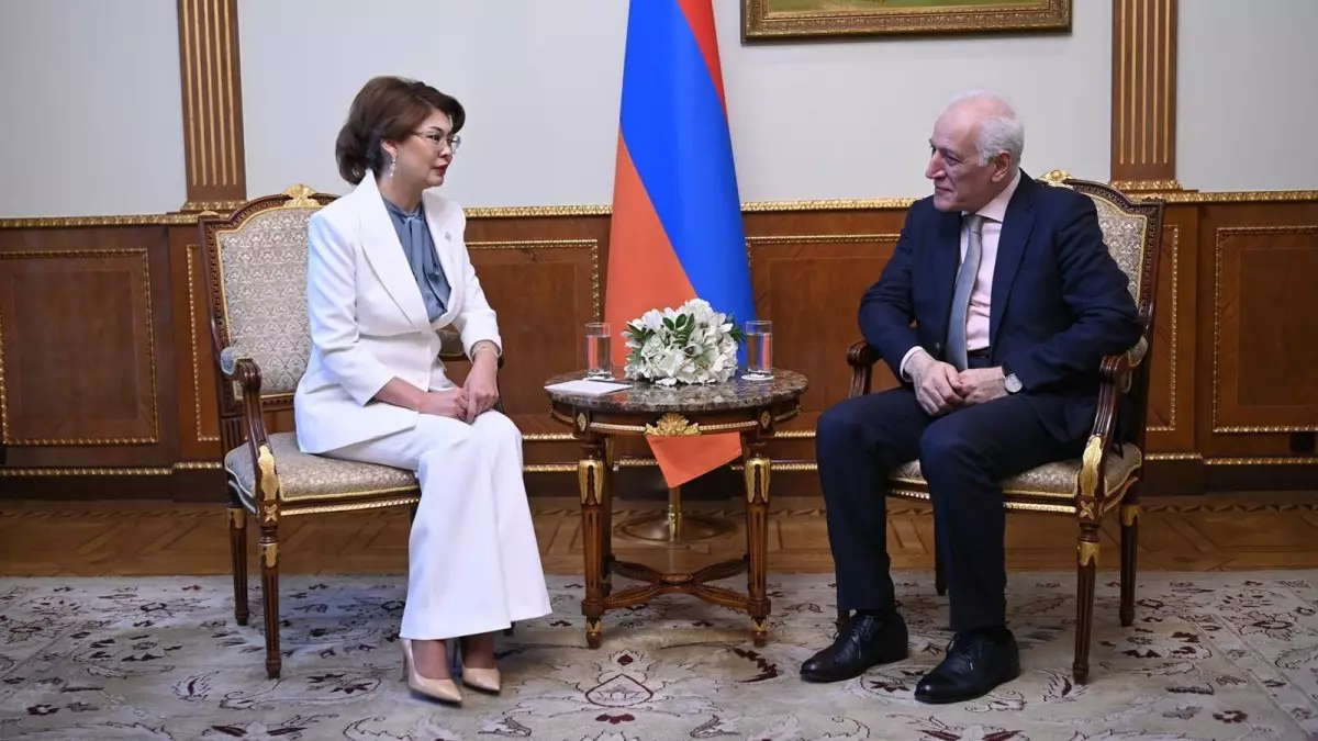 Президент Армении и министр культуры Казахстана обсудили развитие культурных связей